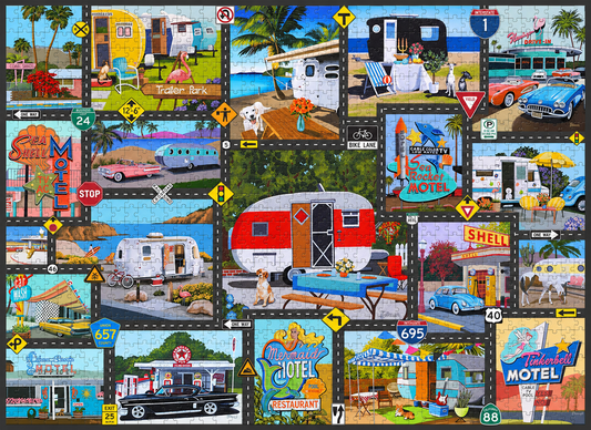 Road Trip USA 1000 Piece Jigsaw Puzzle