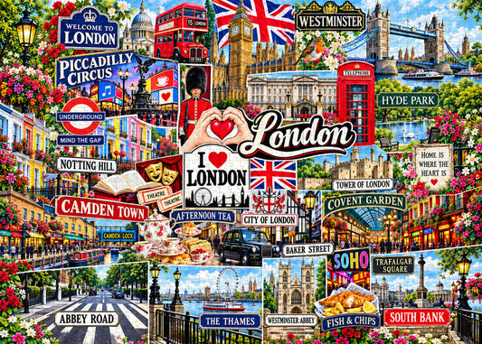 I Love London Jigsaw Puzzle