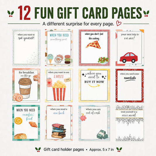 🔥 LIMITED-TIME 50% OFF — Christmas Gift Card Book