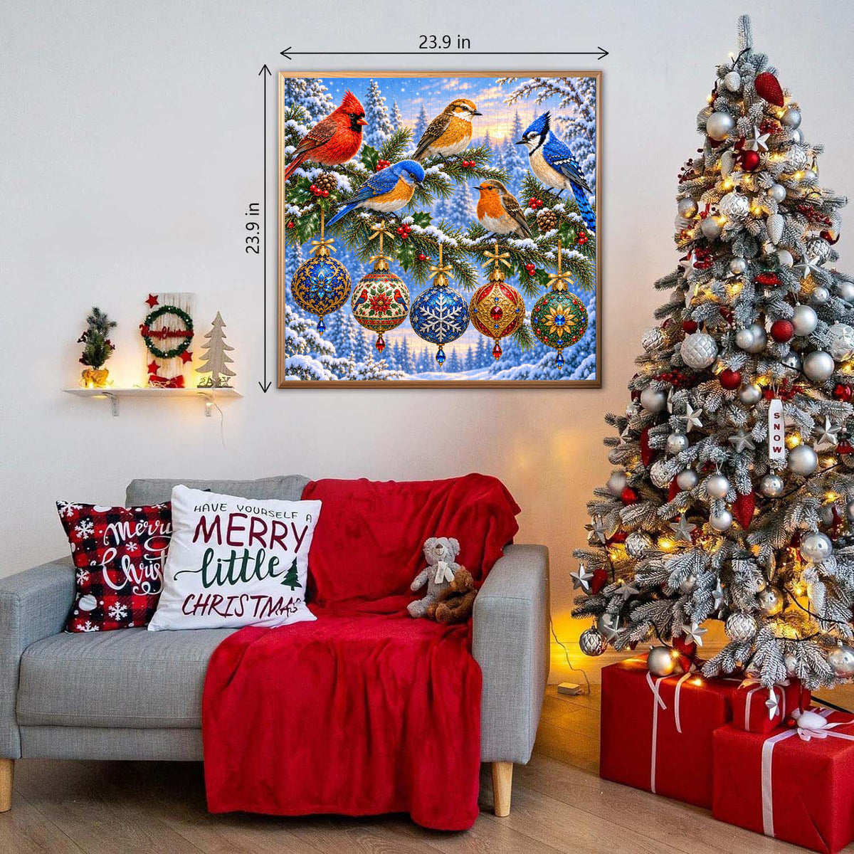 Christmas Songbirds Jigsaw Puzzle 1000 Pieces
