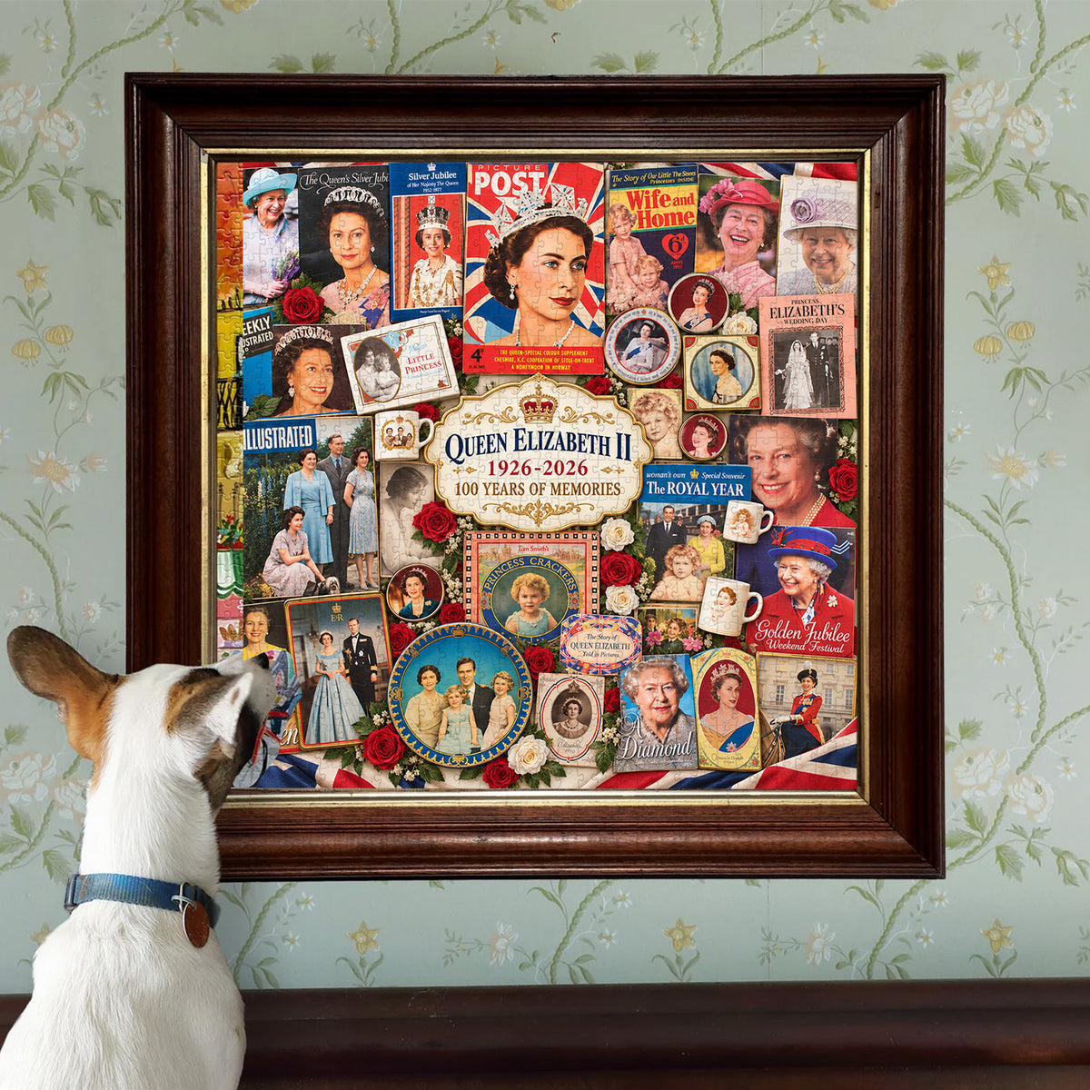 Queen Elizabeth II 100 Years of Memories 1000-Piece Jigsaw Puzzle