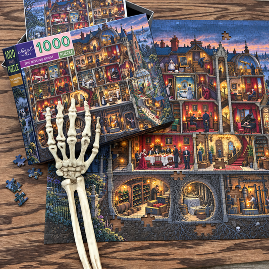 The Missing Guest – 1000-Piece Haunted Manor Jigsaw Puzzle