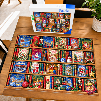 The Christmas Library-1000 Piece Jigsaw Puzzle