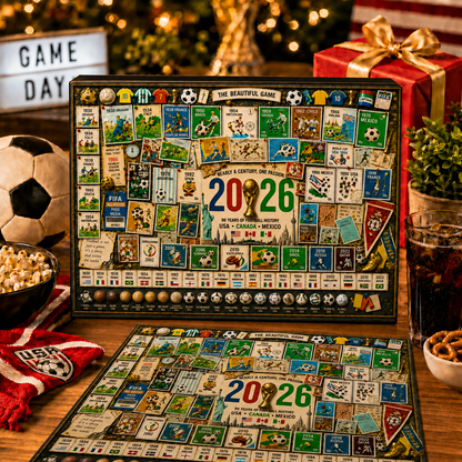 2026 World Cup History Collector's Puzzle | 96 Years of Football Legends (500/1000 Pieces)