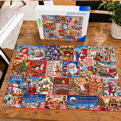 Christmas Calendar - 1000 Piece Jigsaw Puzzle