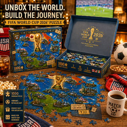 2026 World Cup Host Cities Journey - 500/1000 Piece Jigsaw Puzzle