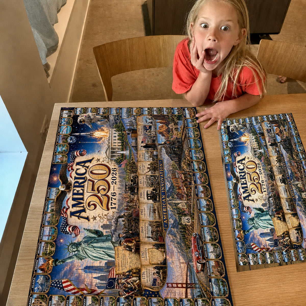 America 250th Anniversary Puzzle (1776–2026)