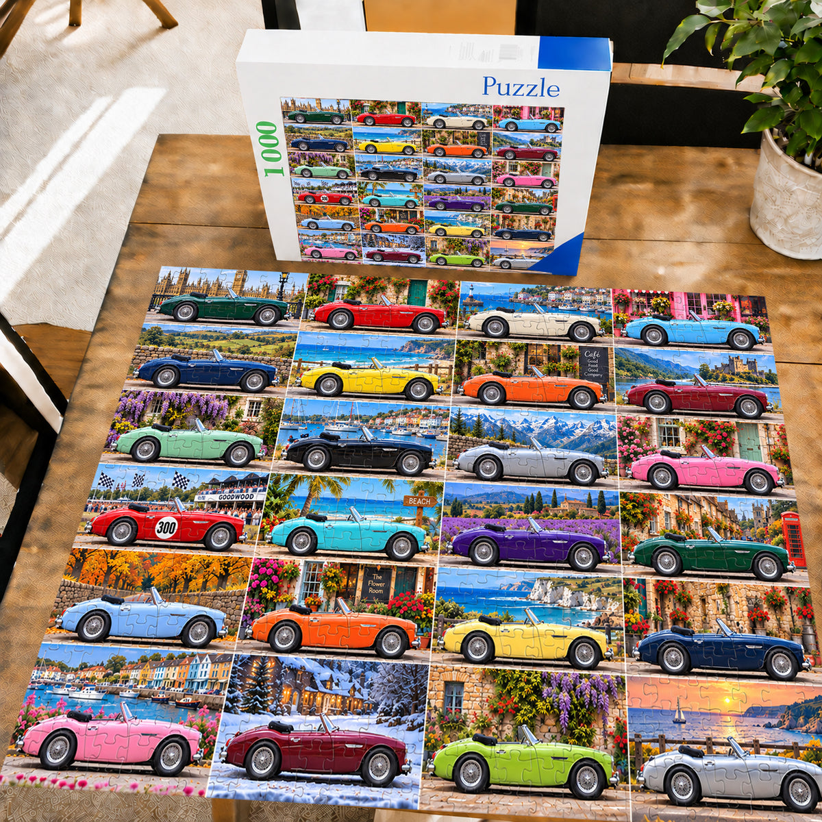 Classic Car Series Collector's Edition 1000-piece Puzzle
