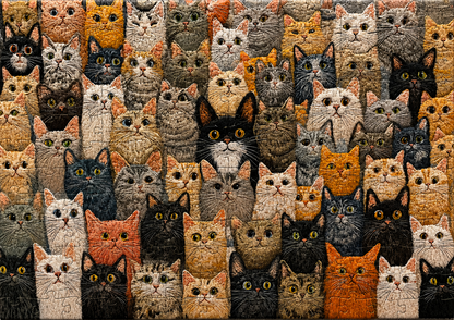 A Cat Lover’s Dream Puzzle — A Cozy Collection of Furry Faces 🐱