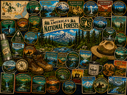 US National Parks Commemorative Edition Puzzle