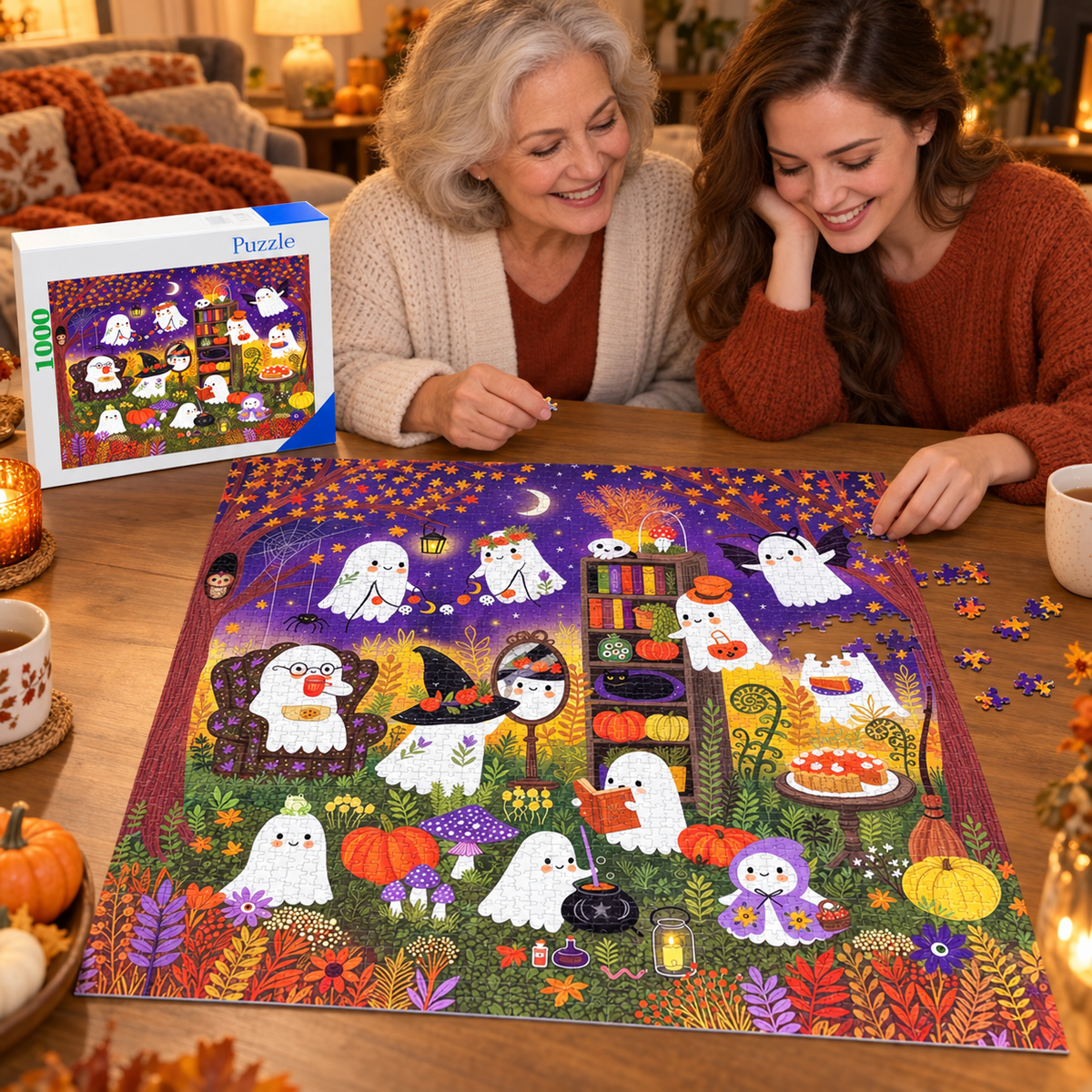 Ghostly Gathering  Jigsaw Puzzles