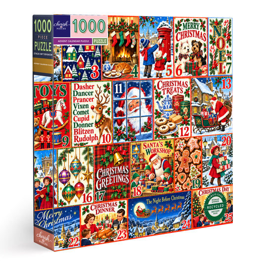 Christmas Calendar - 1000 Piece Jigsaw Puzzle