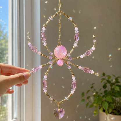 ✨Sparkling handmade spider suncatcher