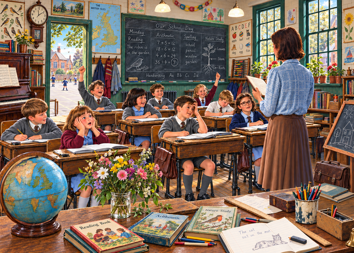 Those Schooldays – 1970s British Classroom Jigsaw Puzzle