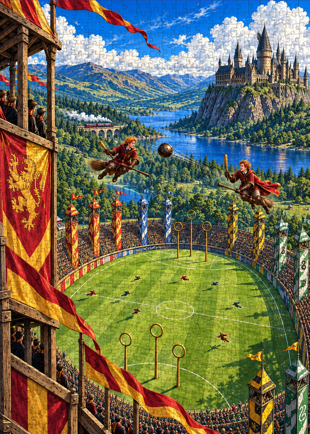 Classic Movie Scene Jigsaw Puzzle – 500/1000 Piece