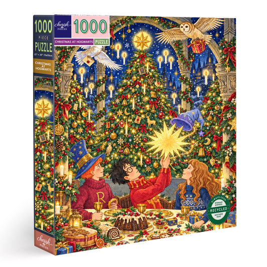A Magical Christmas at Hogwarts 🎄 – 500/1000 Piece Jigsaw Puzzle