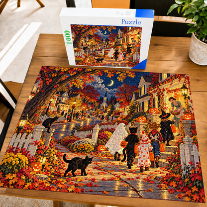 Trick-or-Treat Lane – A Cosy Halloween Jigsaw Puzzle