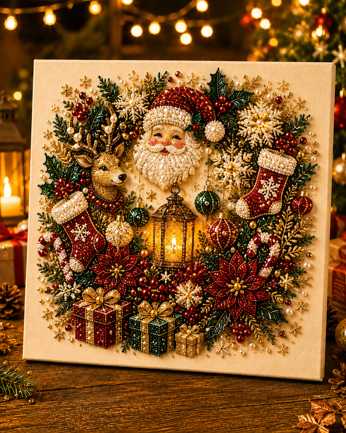 Last day—save 49% instantly! 👻✨ DIY Handmade Christmas Pearl Kit
