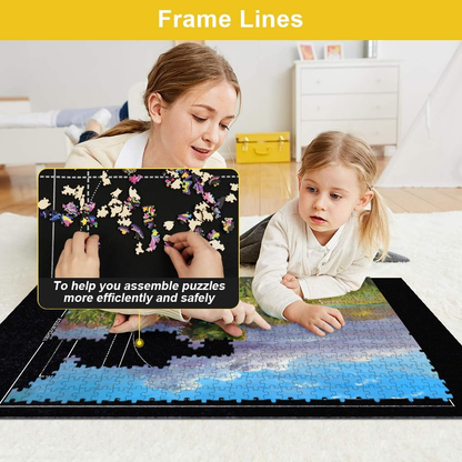 Ainiv Jigsaw Puzzle Mat Roll Up 1500 Pieces, 46" x 26 "