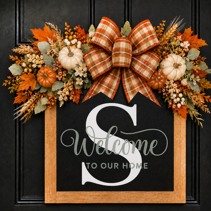 2026 fall - Welcome Front Door Wreath