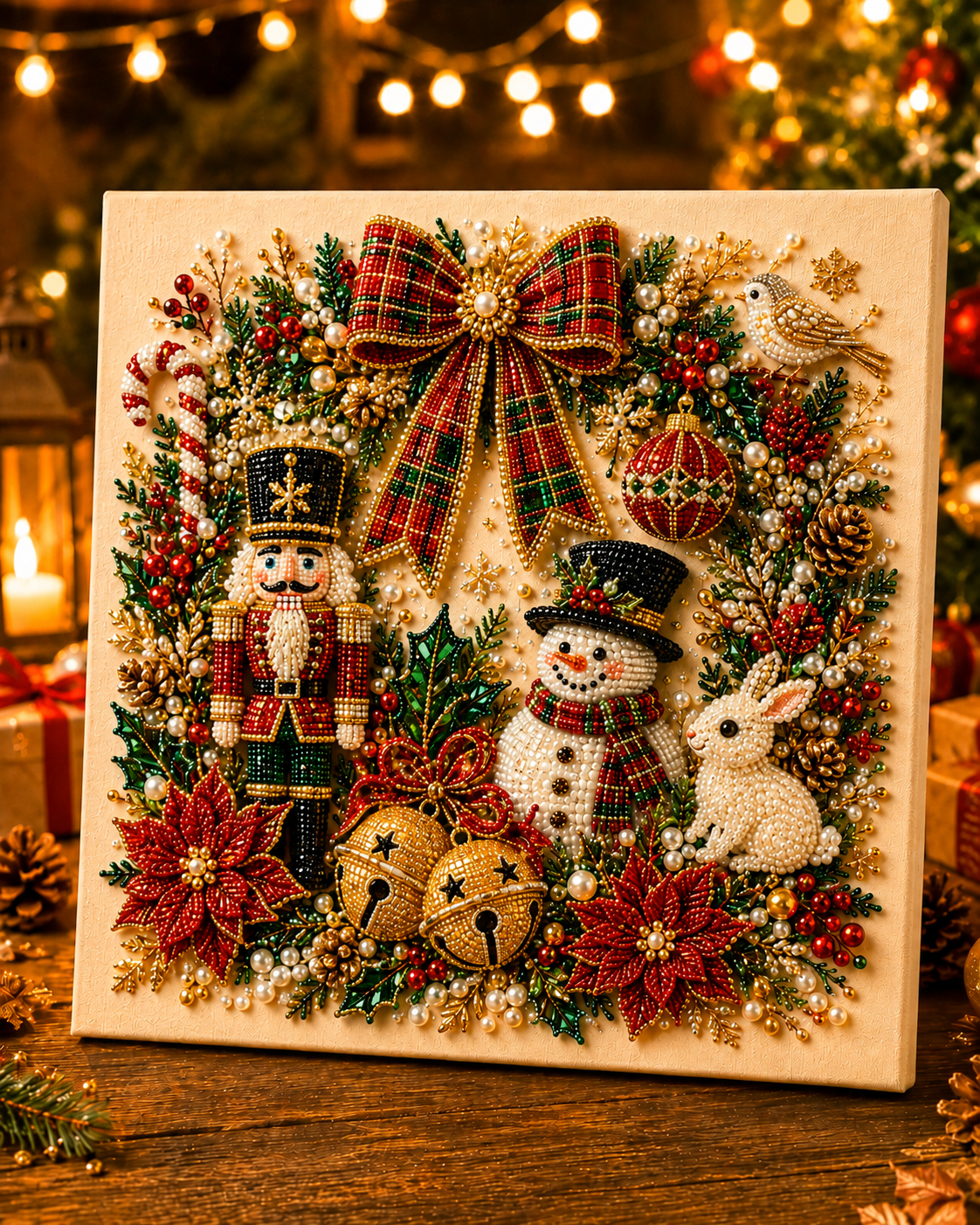 Last day—save 49% instantly! 👻✨ DIY Handmade Christmas Pearl Kit