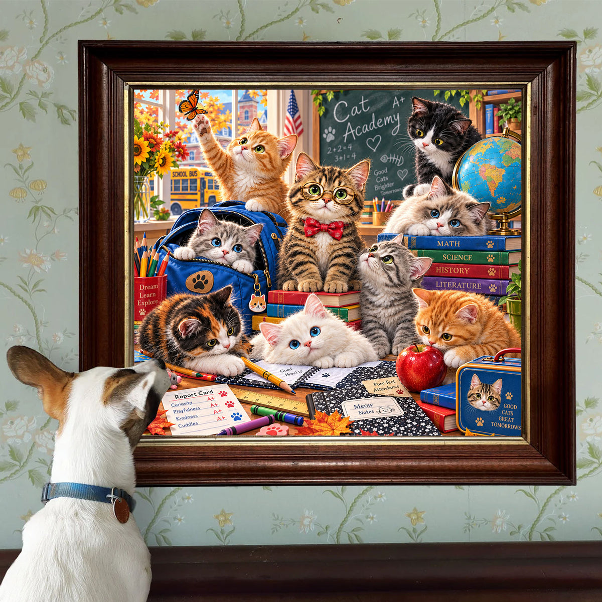 First Day at Cat Academy – Back to School Cats Jigsaw Puzzle 1000 Pieces