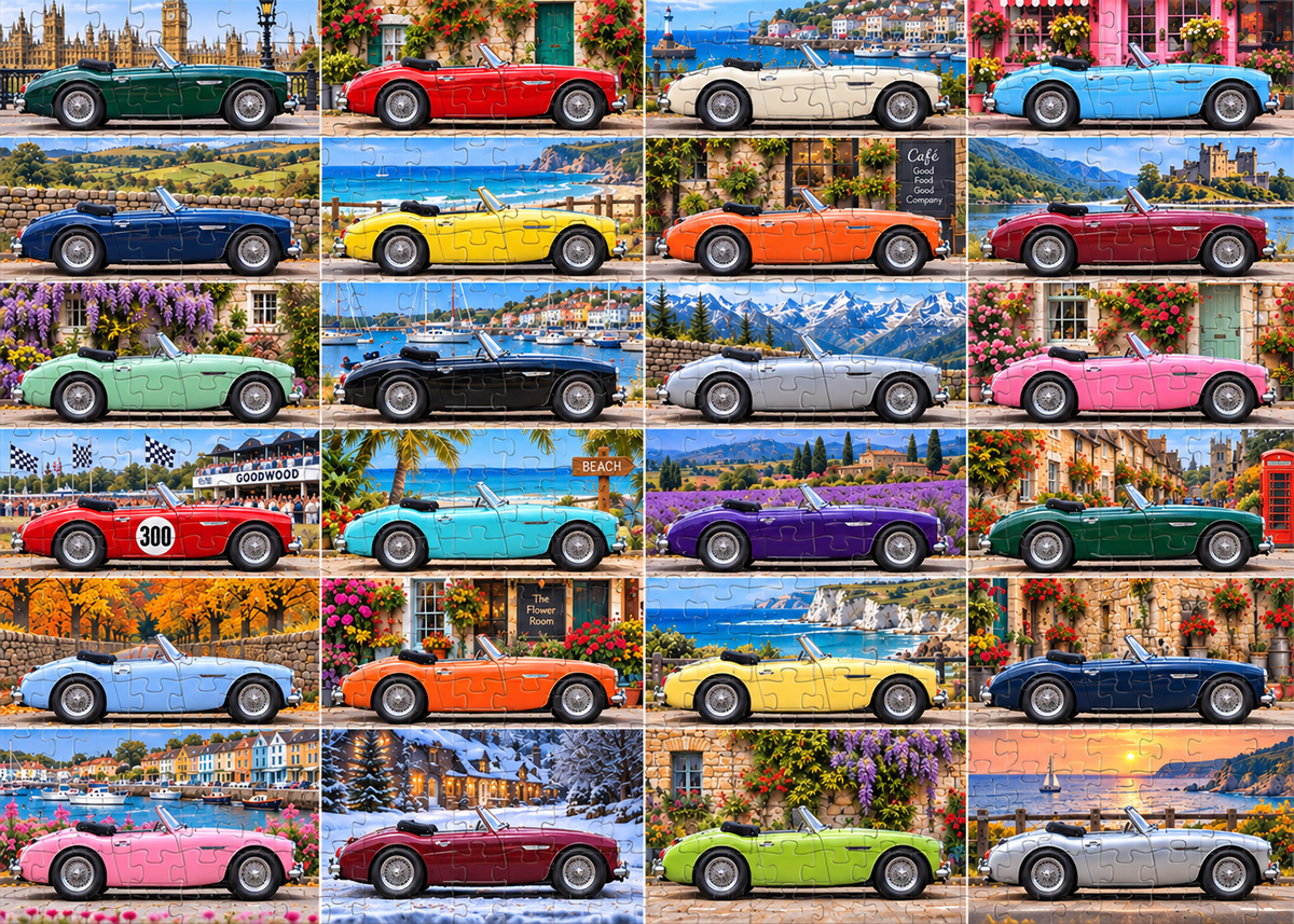 Classic Car Series Collector's Edition 1000-piece Puzzle