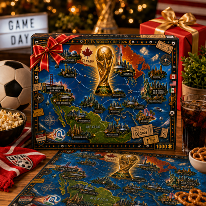 2026 World Cup Host Cities Journey - 500/1000 Piece Jigsaw Puzzle