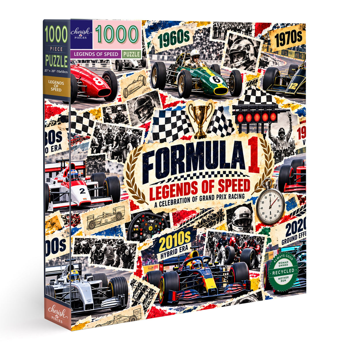 Formula 1: Legends of Speed – 500/1000 Piece Jigsaw Puzzle