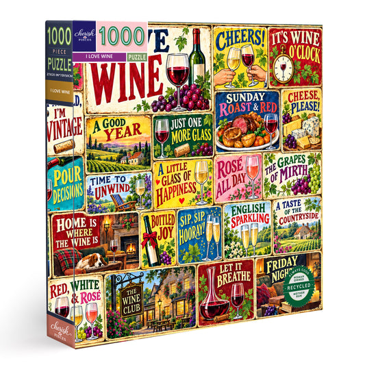I Love Wine – 1000 Piece Jigsaw Puzzle