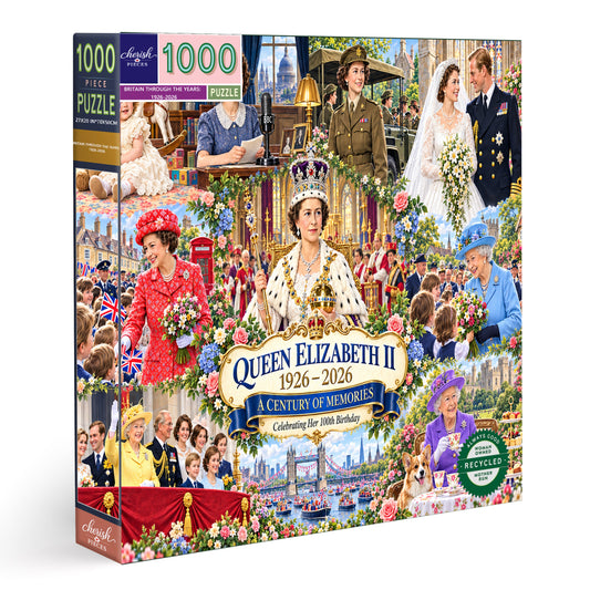 Britain Through the Years:  1926-2026 – A Century of Memories: 1000 Pieces of a Puzzle❤️