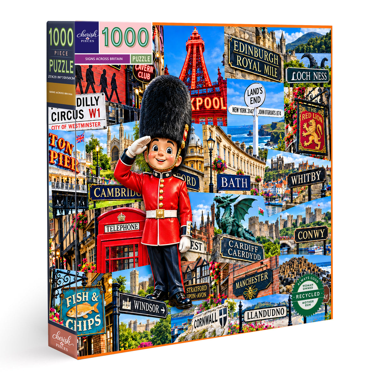 Signs Across Britain — 500/1000-Piece Jigsaw Puzzle