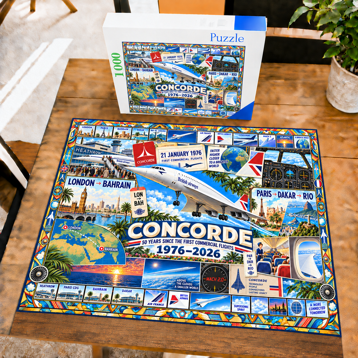 Concorde 1976–2026: 50 Years of Supersonic Flight Puzzle