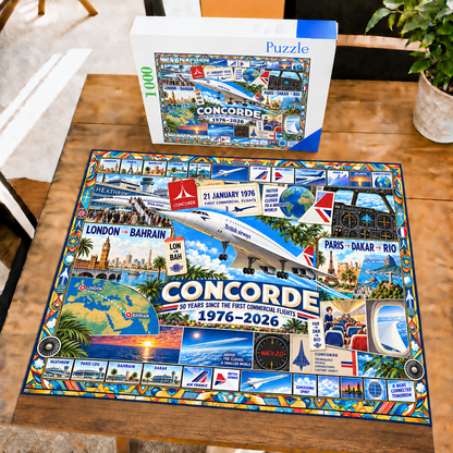Concorde 1976–2026: 50 Years of Supersonic Flight Puzzle