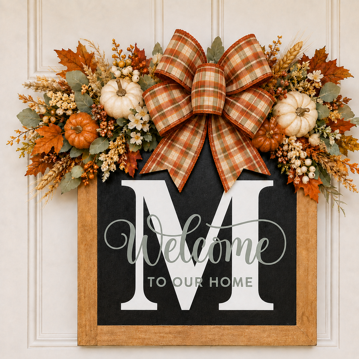 2026 fall - Welcome Front Door Wreath