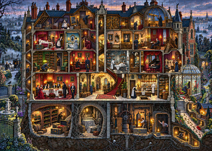 The Missing Guest – 1000-Piece Haunted Manor Jigsaw Puzzle