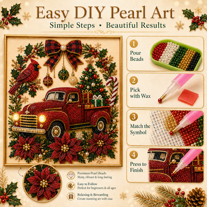 Last day—save 49% instantly! 👻✨ DIY Handmade Christmas Pearl Kit
