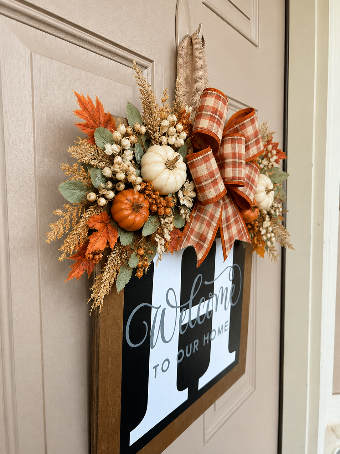 2026 fall - Welcome Front Door Wreath