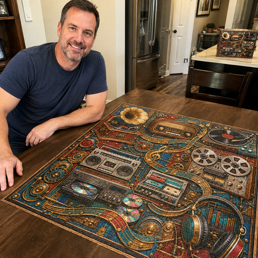 The Soundtrack of Our Lives — Vintage Music Jigsaw Puzzle