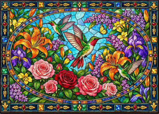 Hummingbird Garden - 500/1000 Piece Puzzle