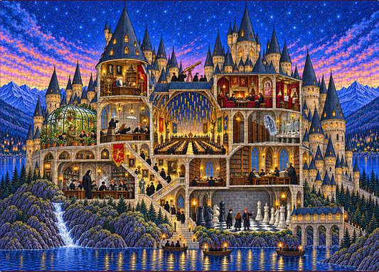 Hogwarts: Magical Moments Within — 1000-Piece Jigsaw Puzzle
