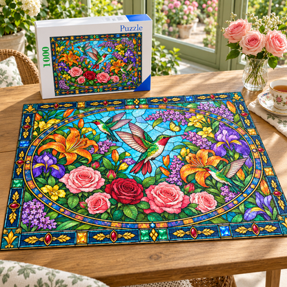 Hummingbird Garden - 500/1000 Piece Puzzle