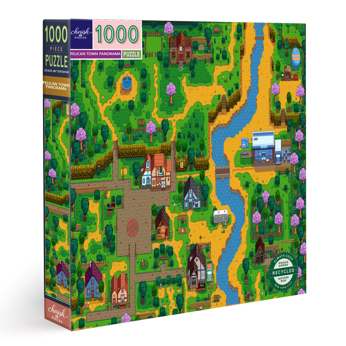 Pelican Town Map Puzzle 1000 pieces - The Puzzle Every Stardew Valley Fan Will Love 🌾