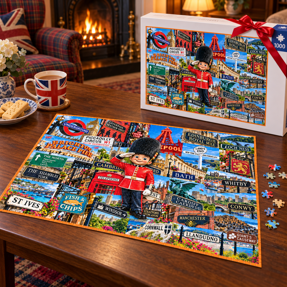 Signs Across Britain — 500/1000-Piece Jigsaw Puzzle
