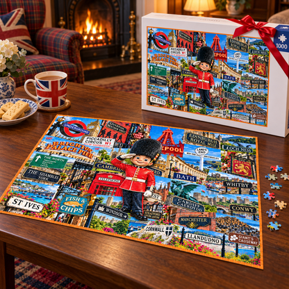 Signs Across Britain — 500/1000-Piece Jigsaw Puzzle