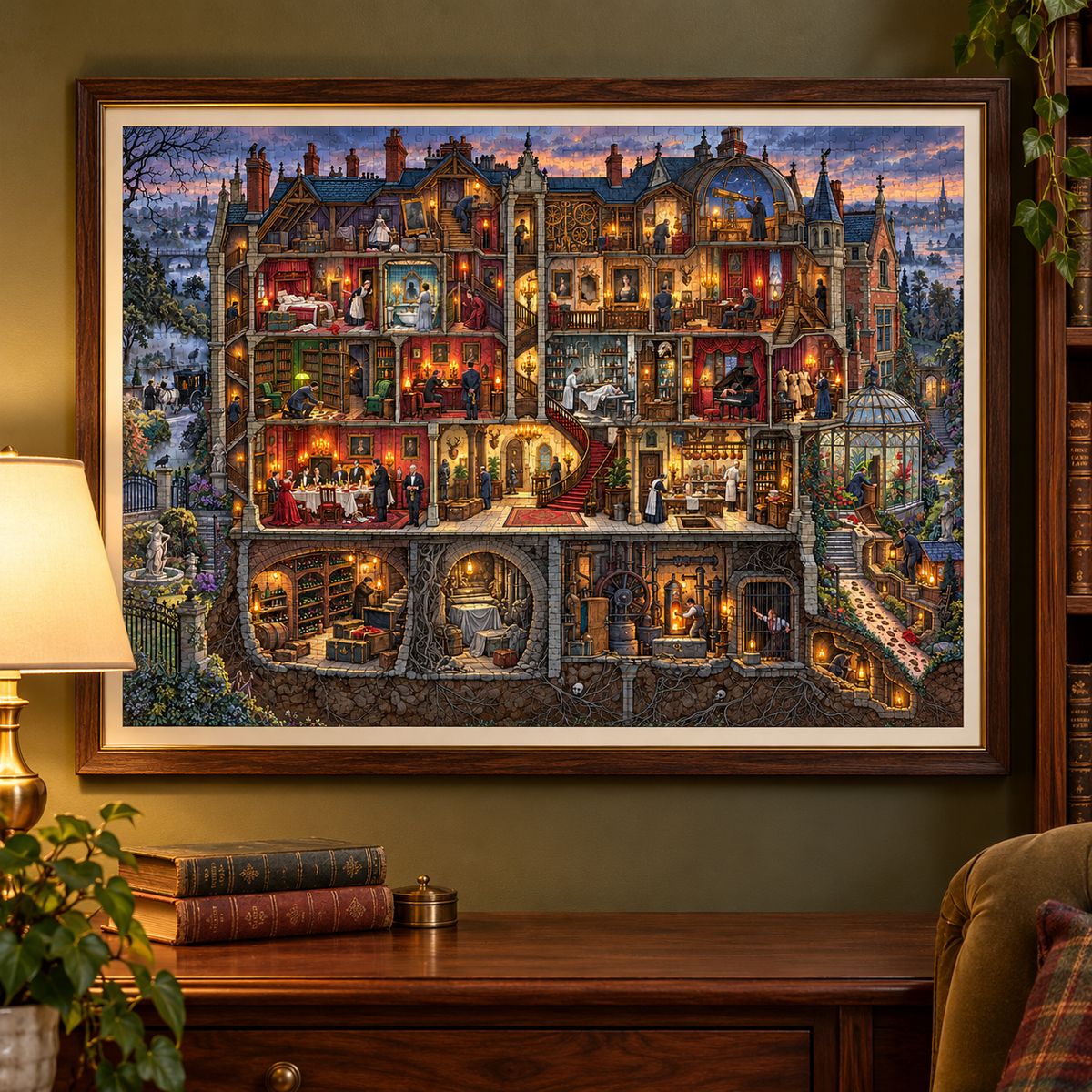The Missing Guest – 1000-Piece Haunted Manor Jigsaw Puzzle