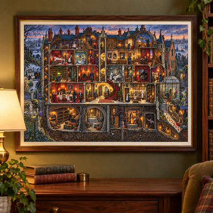 The Missing Guest – 1000-Piece Haunted Manor Jigsaw Puzzle