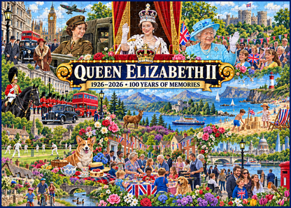 Queen Elizabeth II: 100 Years of Memories Puzzle