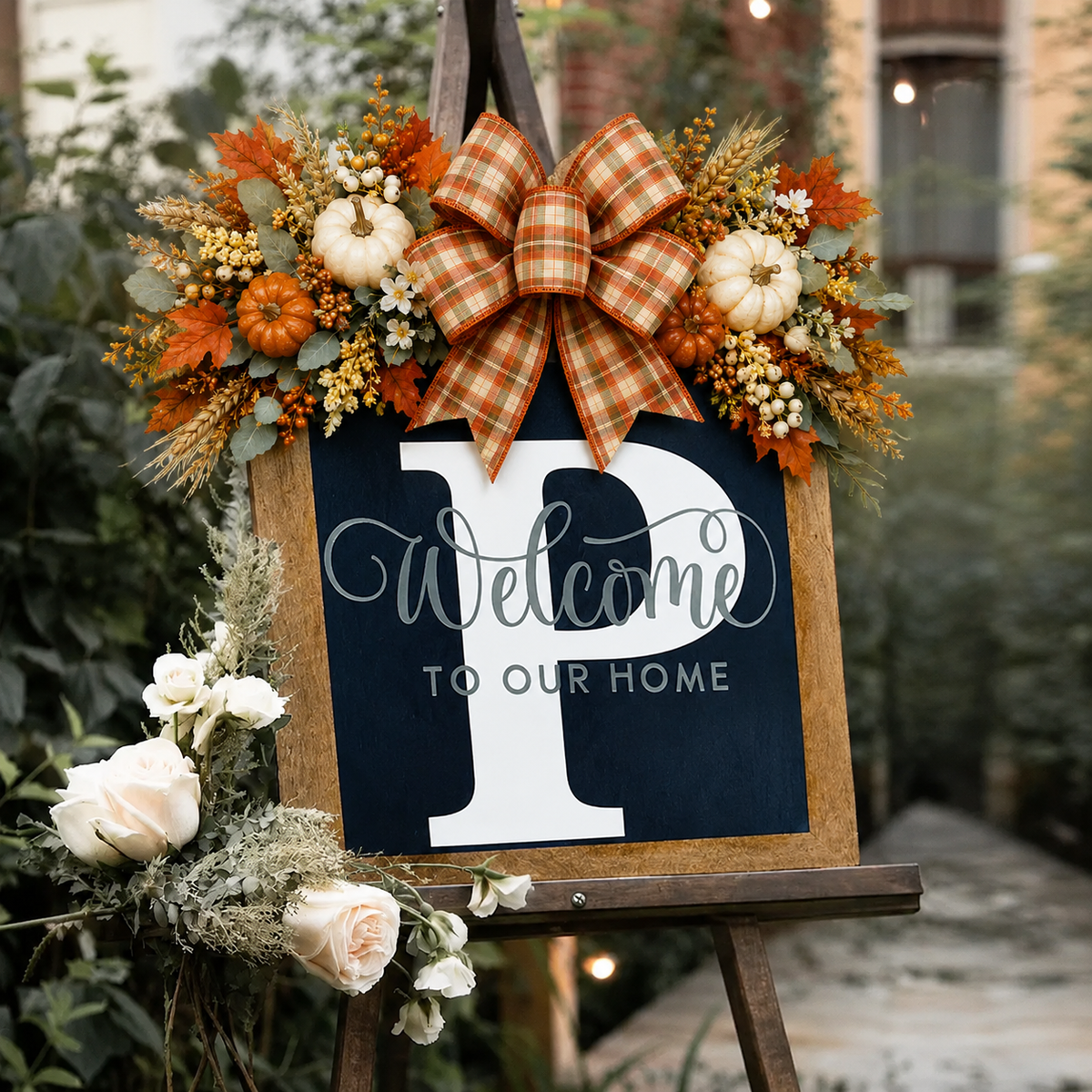 2026 fall - Welcome Front Door Wreath