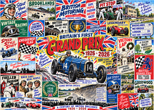 British Grand Prix Centenary 1926–2026 Puzzle